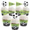 Big Dot of Happiness GOAAAL! - Soccer - Cupcake Decoration - Baby Shower or Birthday Party Cupcake Wrappers and Treat Picks Kit - Set of 24